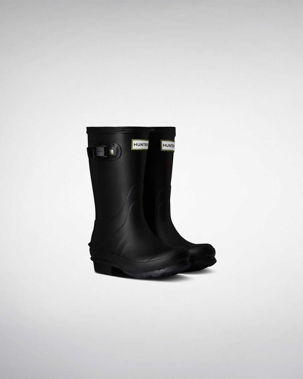 Kids Hunter Norris | Rain Boots Black | NZ-51906-RUQS